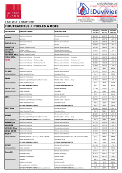 Télécharger les tarifs