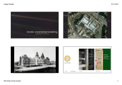 Presentatie Brede Waardebenadering
