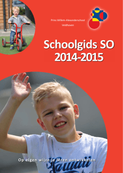 Schoolgids SO 2014-2015 - Prins Willem