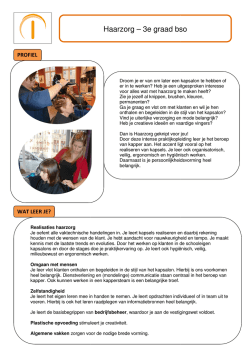 Haarzorg &ndash; 3e graad bso so