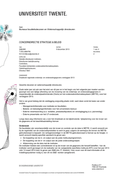 Draaiboek registratie onderzoeksgegevens verslagjaar 2013