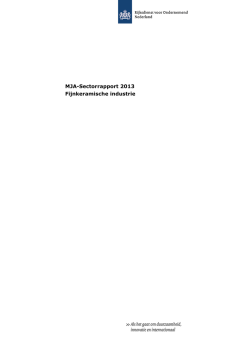 Fijnkeramische industrie MJA3