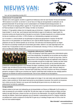 HaH november 2014.xlsx - Christelijke Muziekvereniging Excelsior