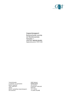 Inspectierapport BSO