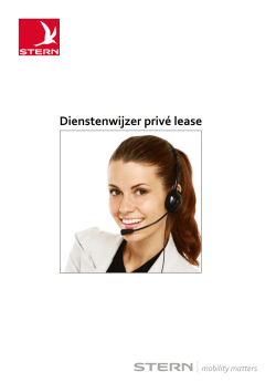 Dienstenwijzer privé lease (PDF)