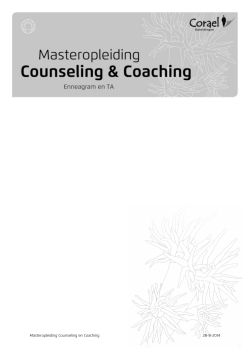 Masteropleiding Counseling en Coaching
