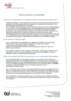 Info TA TADD - Mandel en Leie