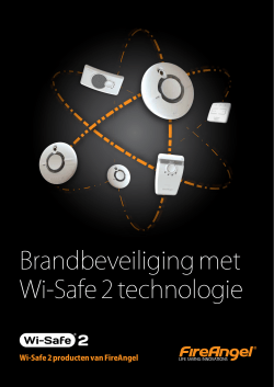 Brandbeveiliging met Wi-Safe 2 technologie