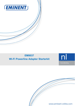 EM8037 Wi-Fi Powerline Adapter Starterkit