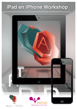 iPad en iPhone Workshop
