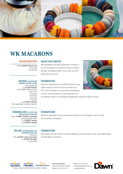WK macarons - Dawn Foods
