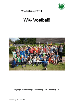WK- Voetbal!!