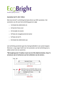Handleiding TL vervangen