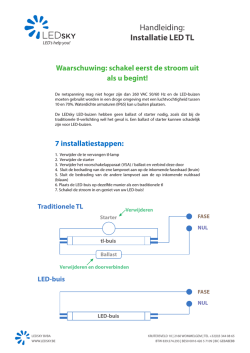 Handleiding: Installatie LED TL