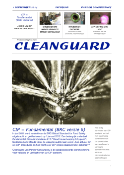 Pander Consultancy -Cleanguard Infoblad