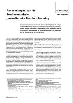 Aanbevelingen van de