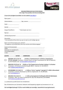 Jonge Dressuurp Inschrijfformulier 2014 ned