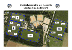 Voetbalvereniging v.v. Heeswijk Sportpark de Ballendonk