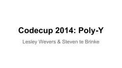 Codecup 2014: Poly-Y