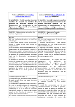 Version du 2/6/2014 (y compris AR du 22/5/2014 – MB 28/5/2014