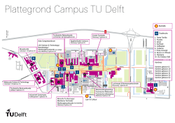 Plattegrond Campus TU Delft
