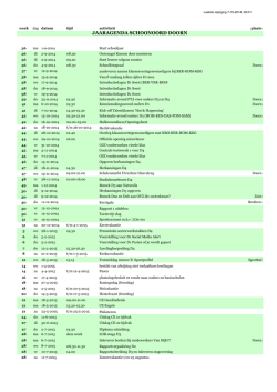 Jaaragenda SD 1415 versie 7 okt