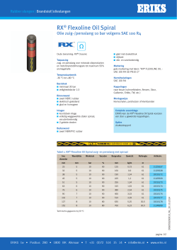 Rubber olie- en benzineslang RX® Flexoline Oil SD 10 bar