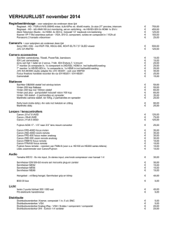 Download nieuwe verhuurlijst (pdf)