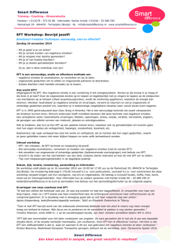 EFT workshop zo 16 nov 2014 SD 271014