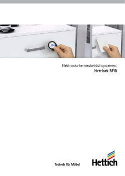 Catalogus Elektronische meubelsluitsystemen: Hettlock RFID