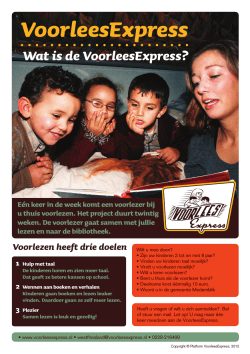 VE-flyer A5.indd - VoorleesExpress