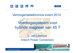 20140624 FHI VE dag 2014 Voedingsysteem HFML