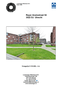 Reyer Anslostraat 54 3522 DJ Utrecht