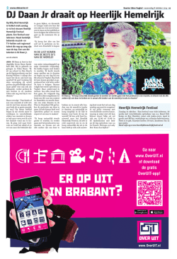 DJ Daan Jr draait op Heerlijk Hemelrijk