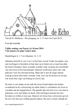Echo nr. 3, 15 mei tm 9 juli 2014 Website versie-kleur