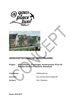 140506 - @YourPlace II - 10 woningen bwnr 35 tm 44 De Bron
