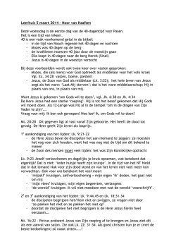 Leerhuis 5 maart 2014 – Noor van Haaften