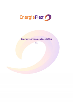 Productvoorwaarden EnergieFlex
