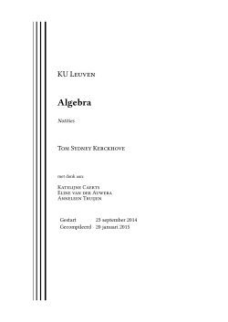 Algebra - ShareLaTeX