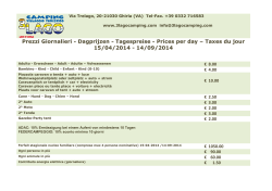Tagespreise - Prices per day – Taxes du jour 15