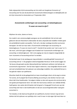 inaugurele rede Wielhouwer - VU