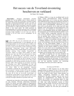 Het succes van de Toverland-investering