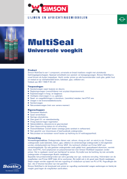 MultiSeal - Lijmcompleet
