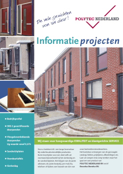 Informatie projecten - Polytec Nederland BV