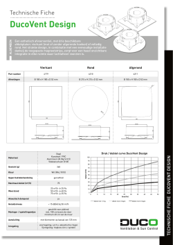 Technische Fiche DucoVent Design (pdf)