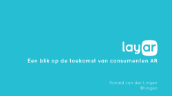 Een blik op de toekomst van consumenten AR