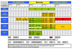 Download het trainingsschema