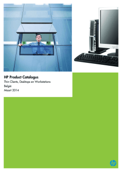 HP Product Catalogus