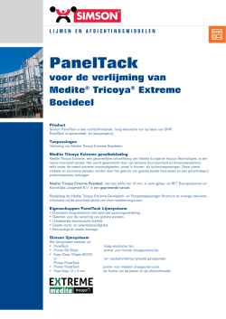 PanelTack - Medite Tricoya