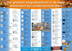 Het grootste witgoedcentrum in de regio presenteert zijn unieke